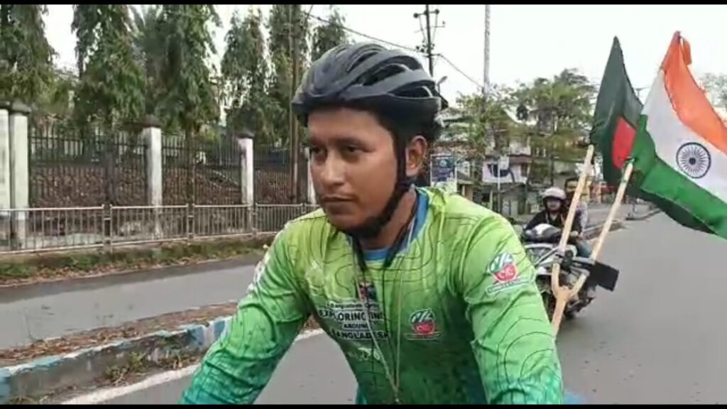 Youth campaign from Bangladesh to India to save trees