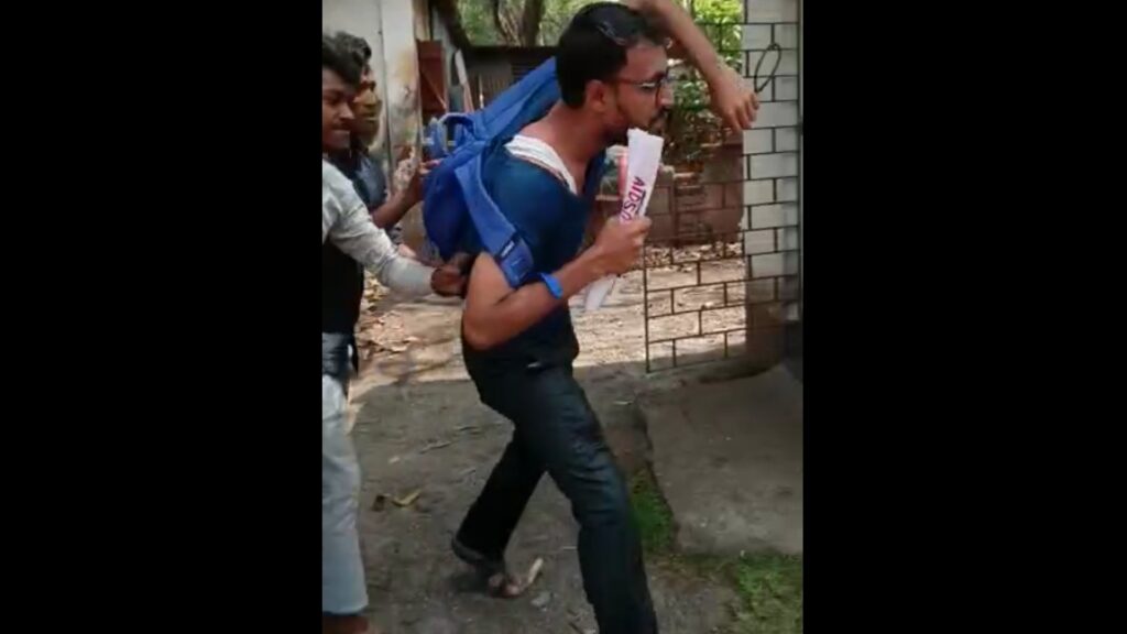 Student clash at Jalpaiguri AC College. TMCP workers were severely beaten by DSO workers.