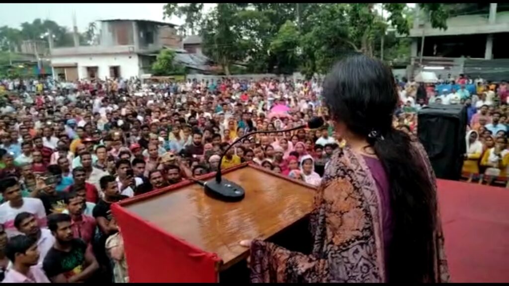 "Kranti means revolution will come to the state from this Kranti field"- Meenakshi Mukherjee