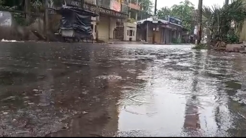 Monsoon touched the soil of Jalpaiguri before the light of the new dawn