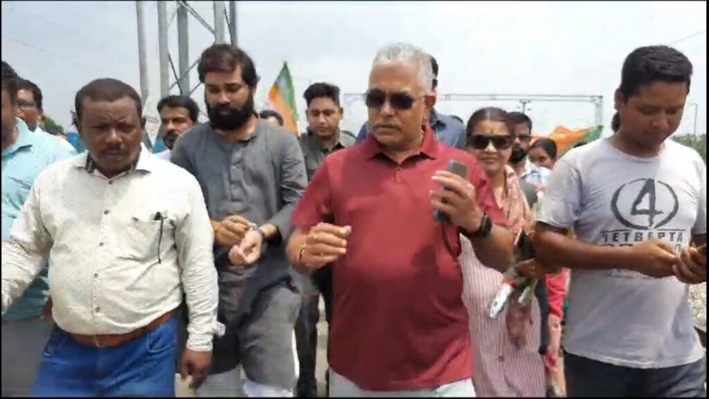 Dilip Ghosh's sharp sarcasm on "India Alliance"; Referring to Mamata Banerjee as "Pratishruti Didi".