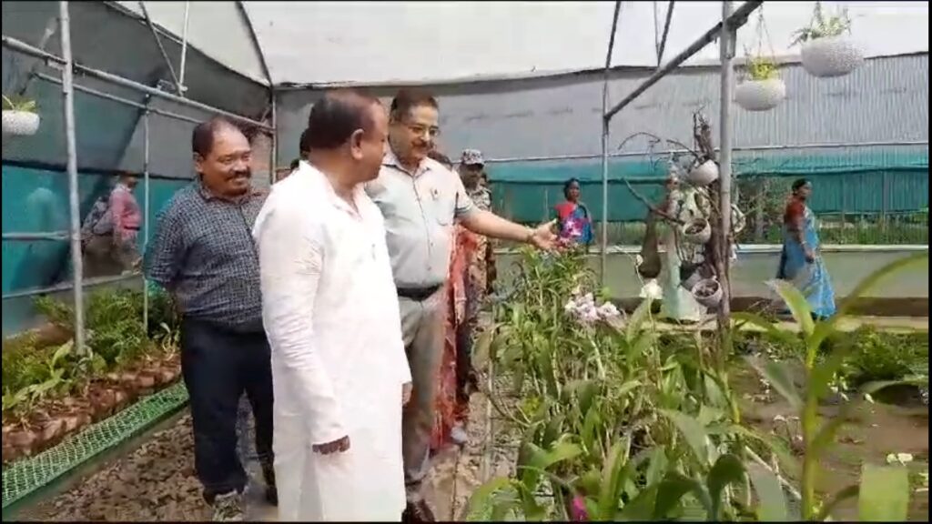 The first orchid garden in North Bengal was inaugurated at Jalpaiguri