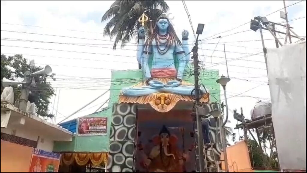 Ganesh Chaturthi in Jalpaiguri begins with the bandana of Shivrupi Subishal Ganesha