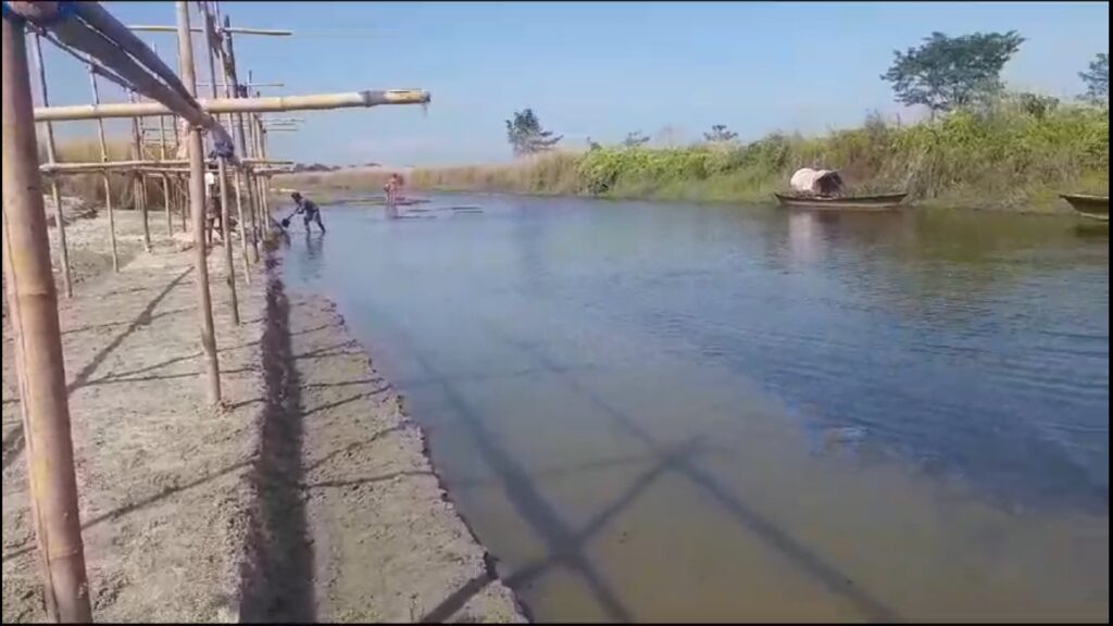 Preparations are in full swing at various ghats in Jalpaiguri city