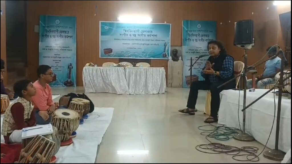 Internationally renowned tabla player Tanmoy Bose in Jalpaiguri