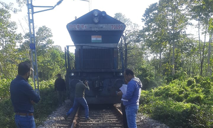 Three elephants along with the cub died in the train again