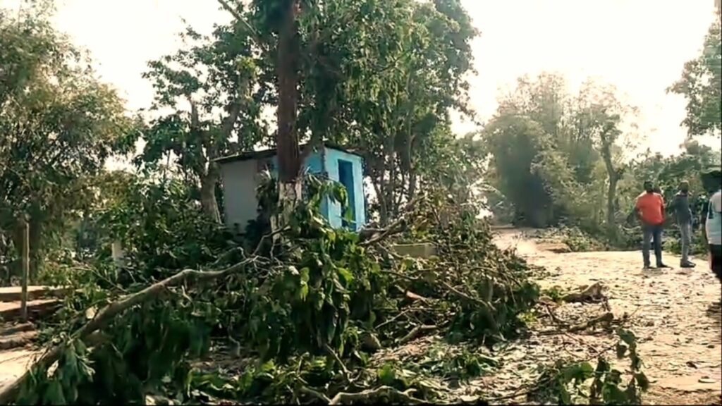 A new dawn dawned with great pain in the storm-ravaged township