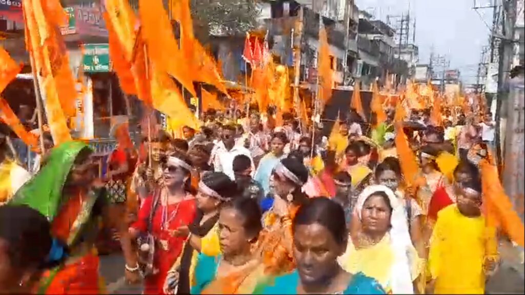 Jalpaiguri Ramnavami colorful procession