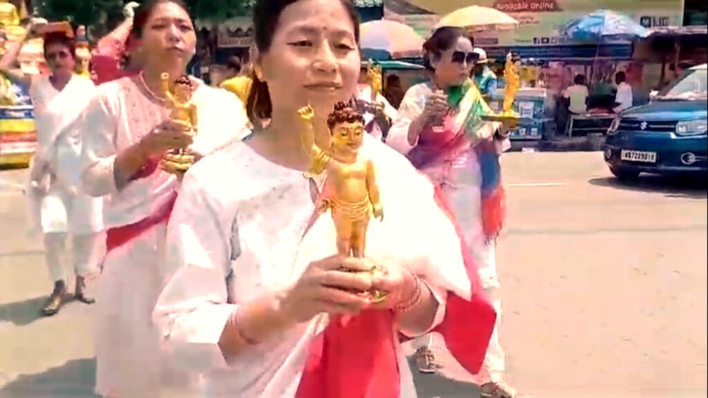 2568th Buddha Jayanti celebrations are held at Jalpaiguri