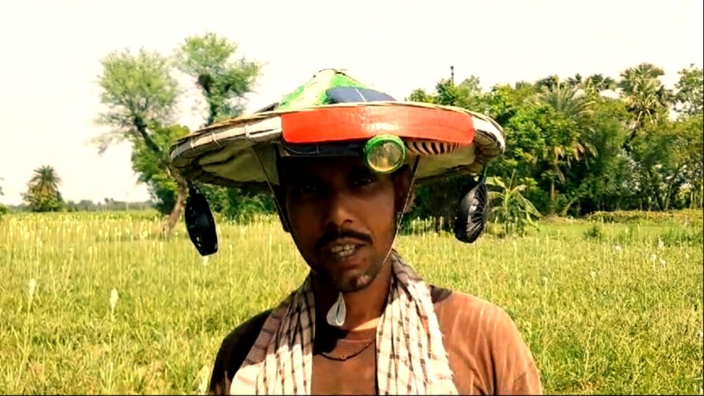 Teacher makes 'smart hat' for farmers