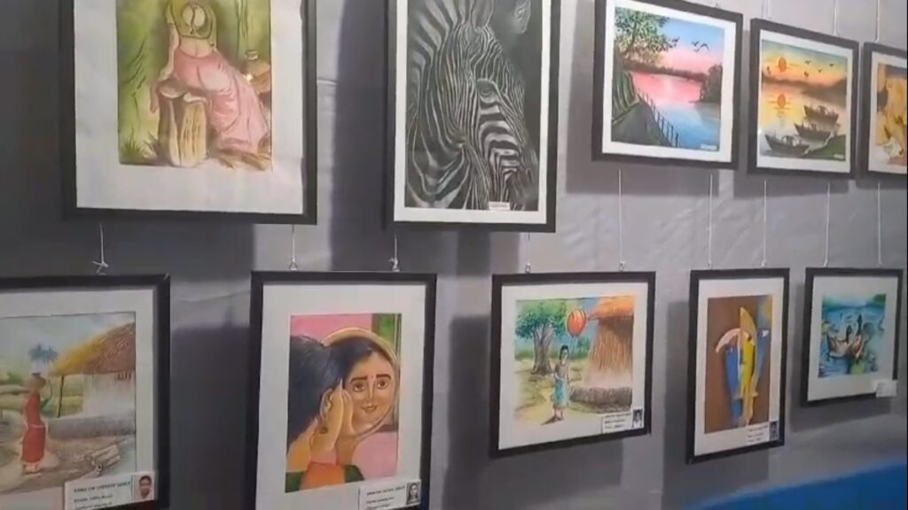 A five-day art and sculpture exhibition at Dhupaguri