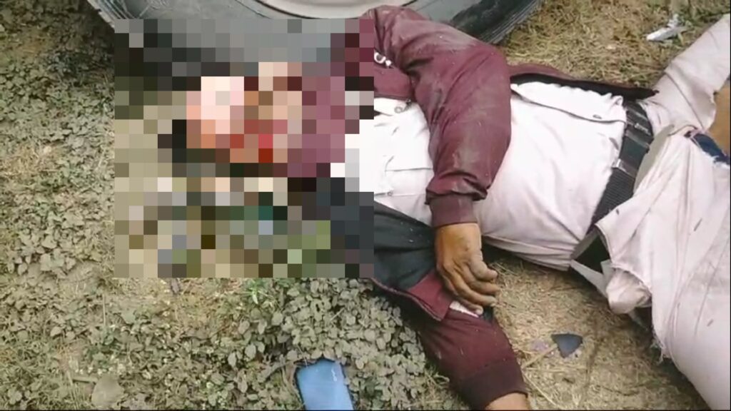 Tragic accident on NH-12: Policeman dies on duty