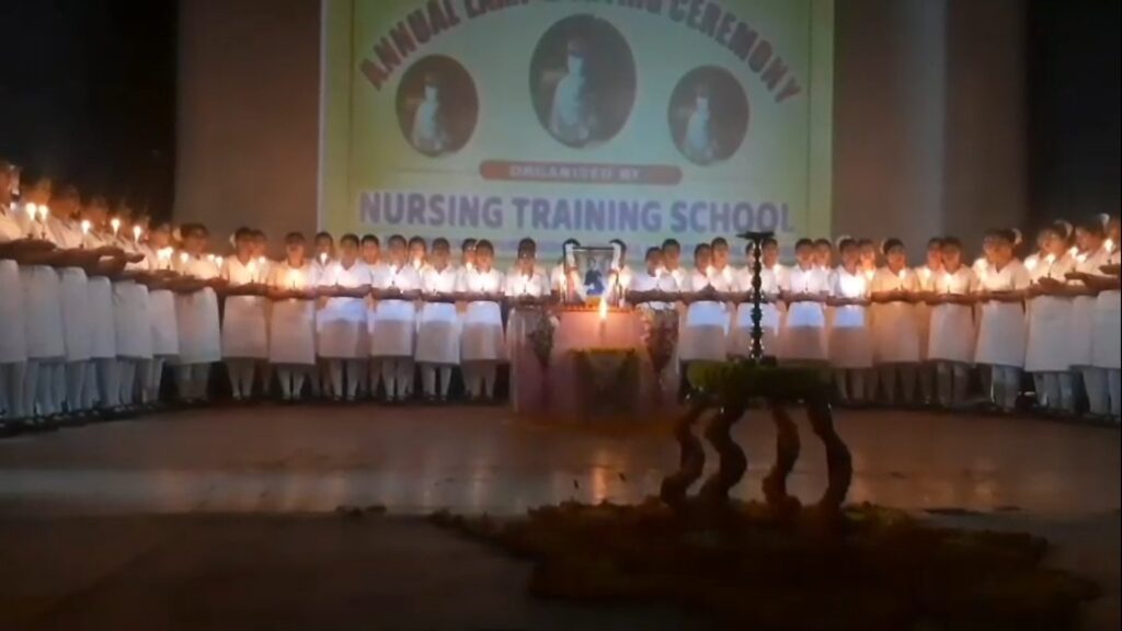 Nursing students of Jalpaiguri Medical College take oath