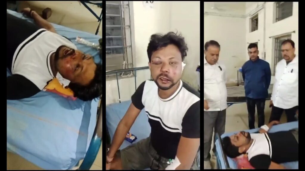 Trinamool accused of brutally beating BJP worker in Halishahar Manasatla