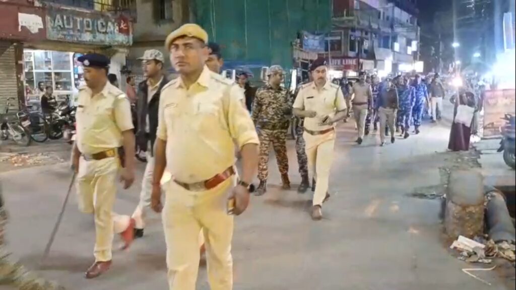 Police route march in Jalpaiguri city before Holi; administration keeps strict vigil