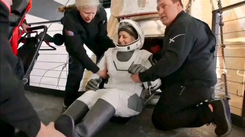 Sunita Williams and her companions finally return to Earth after 9 months