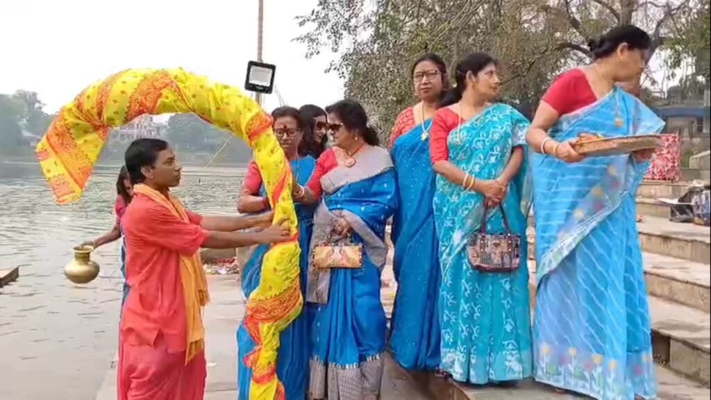 Basanti Puja begins in Jalpaiguri with Nawapatrika Snan